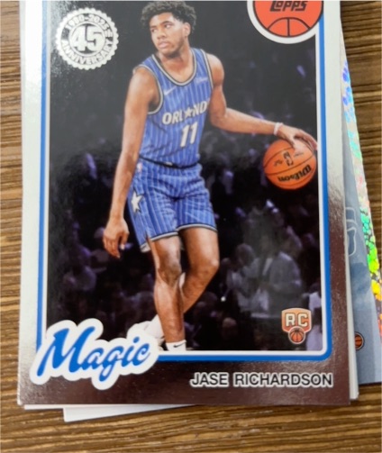 2025-26 Topps 45th Anniversary #80BK-71 Jase Richardson — front