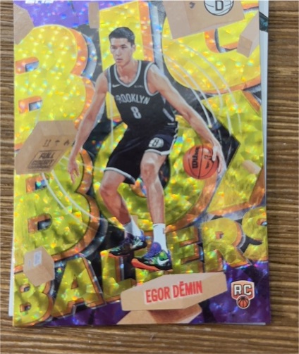 2025-26 Topps Big Box Ballers #BB-8 Egor Demin — front