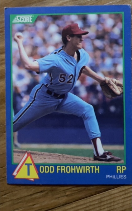 1989 Score #14 Todd Frohwirth — front
