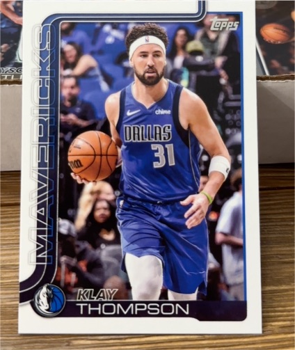 2025-26 Topps #170 Klay Thompson — front