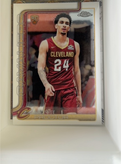 2025-26 Topps Chrome #300 Tyrese Proctor — front