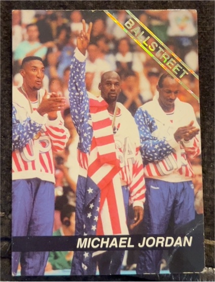 1992 Ballstreet #9 Michael Jordan — front