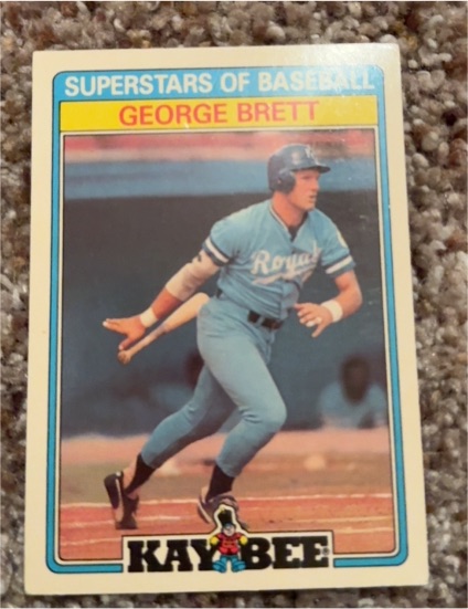 1987 Topps Kay-Bee Superstars of Baseball #5 George Brett — front