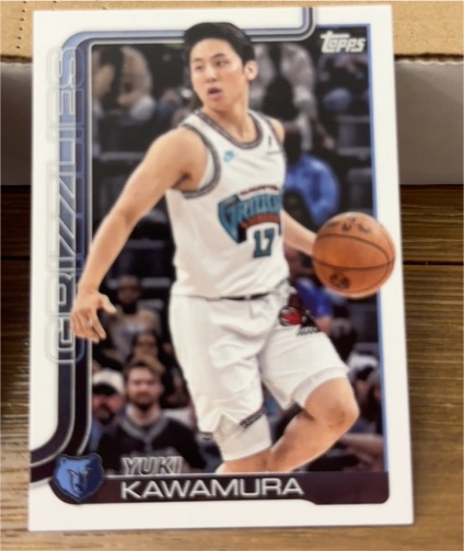 2025-26 Topps #188 Yuki Kawamura — front