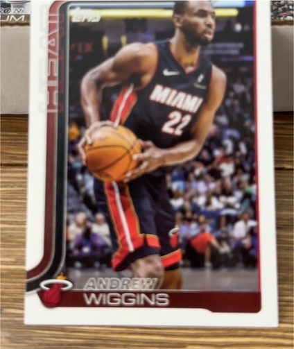 2025-26 Topps #77 Andrew Wiggins — front