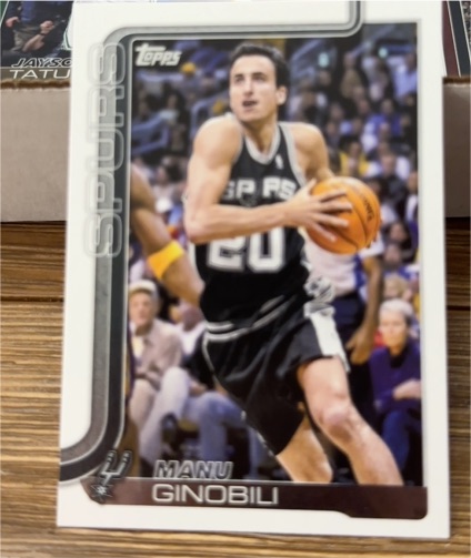 2025-26 Topps #262 Manu Ginobili — front
