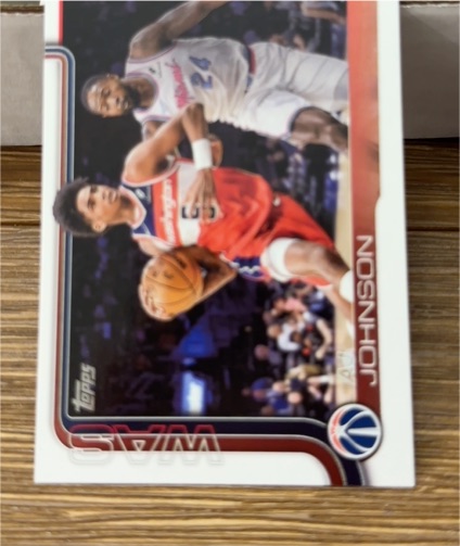 2025-26 Topps #99 AJ Johnson — front