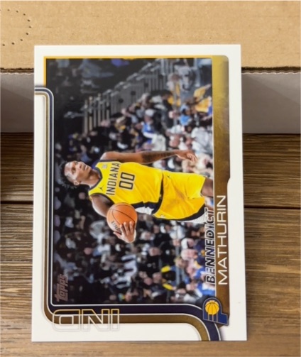 2025-26 Topps #48 Bennedict Mathurin — front
