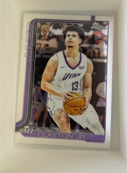 2025-26 Topps Chrome #268 Walter Clayton Jr — front