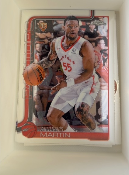2025-26 Topps Chrome #290 Alijah Martin — front