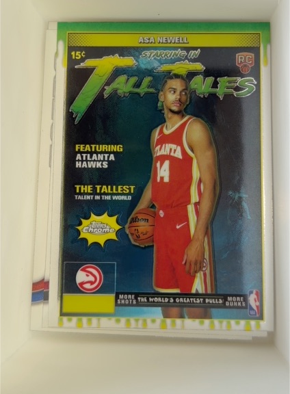 2025-26 Topps Chrome #TT-20 Asa Newell Tall Tales — front