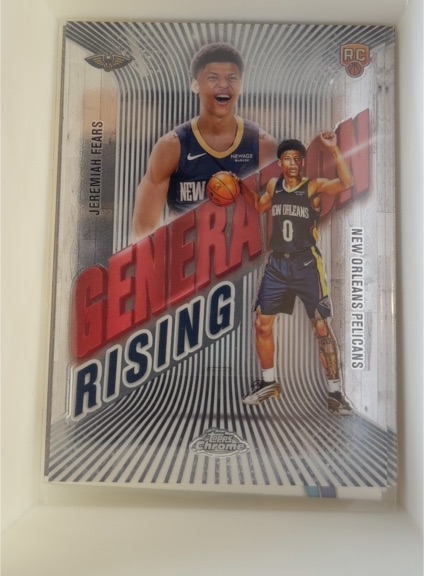 2025-26 Topps Chrome #GR-7 Jeremiah Fears Generation Rising — front