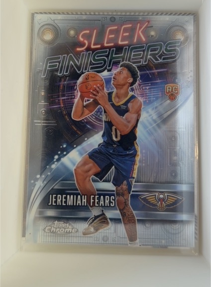2025-26 Topps Chrome #SF-27 Jeremiah Fears Sleek Finishers — front