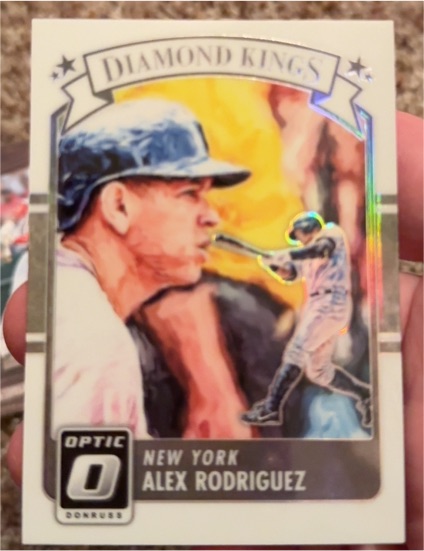 2016 Donruss Optic #19 Alex Rodriguez Diamond Kings — front