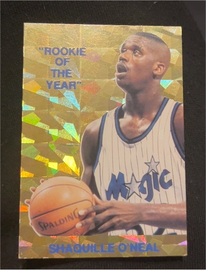 1992 Sports Stars USA Rookie Of The Year Shaquille O'Neal — front