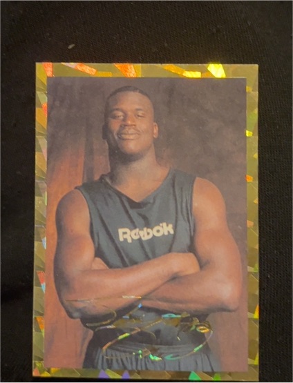 1992-93 Shaquille O'Neal Rookie of the Year Promo Card — front