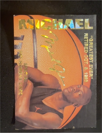 1993-94 Sports Stars USA #NNO Michael Jordan Special Retirement Card — front