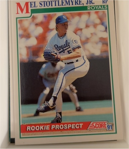 1991 Score #361 Mel Stottlemyre Jr Rookie Prospect — front