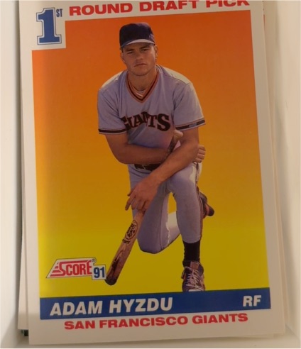 1991 Score #388 Adam Hyzdu — front