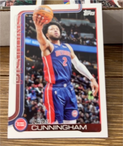 2025-26 Topps #40 Cade Cunningham — front