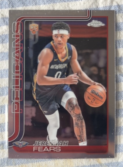 2025-26 Topps Chrome #257 Jeremiah Fears — front