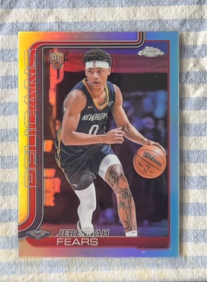 2025-26 Topps Chrome #257 Jeremiah Fears — front