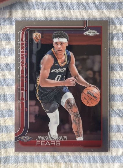 2025-26 Topps Chrome #257 Jeremiah Fears — front