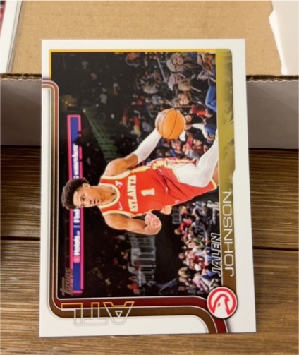 2025-26 Topps #65 Jalen Johnson — front