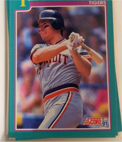 1991 Score #570 Travis Fryman — front