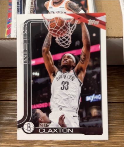2025-26 Topps #10 Nic Claxton — front