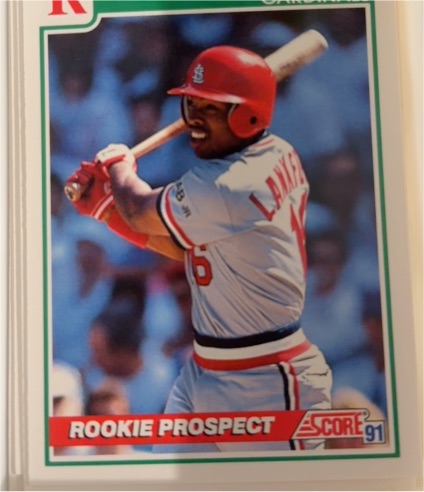 1991 Score #16 Darren Lewis — front