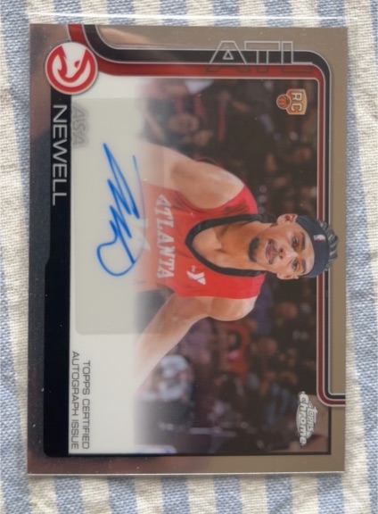 2025-26 Topps Chrome #TCAR-AN Asa Newell — front