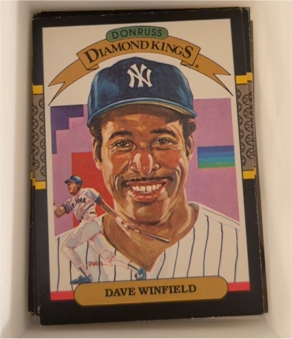 1987 Donruss Diamond Kings #20 Dave Winfield — front