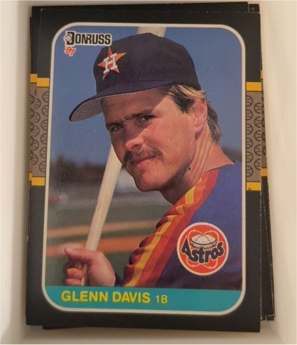 1987 Donruss #61 Glenn Davis — front