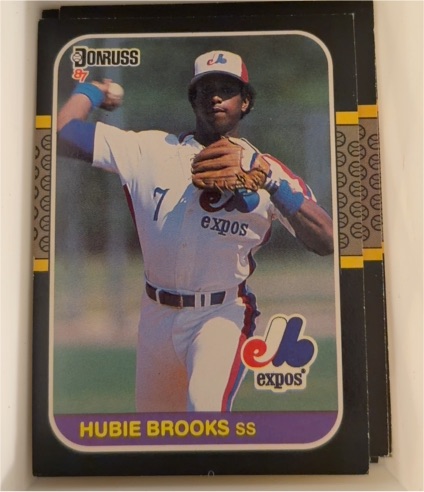 1987 Donruss #88 Hubie Brooks — front