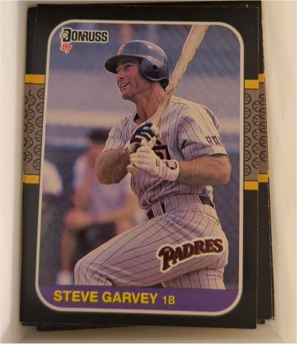 1987 Donruss #81 Steve Garvey — front