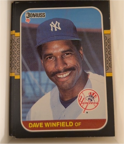 1987 Donruss #105 Dave Winfield — front