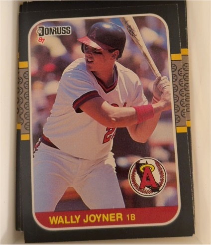 1987 Donruss #135 Wally Joyner — front