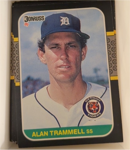 1987 Donruss #127 Alan Trammell — front