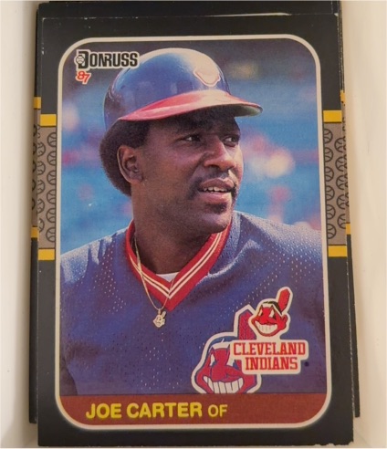 1987 Donruss #156 Joe Carter — front