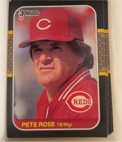 1987 Donruss #186 Pete Rose — front
