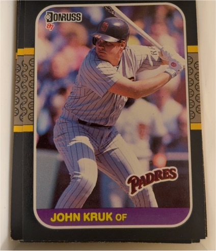 1987 Donruss #328 John Kruk — front