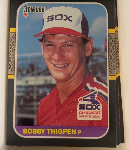 1987 Donruss #370 Bobby Thigpen — front