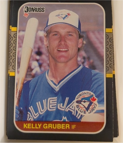 1987 Donruss #444 Kelly Gruber — front