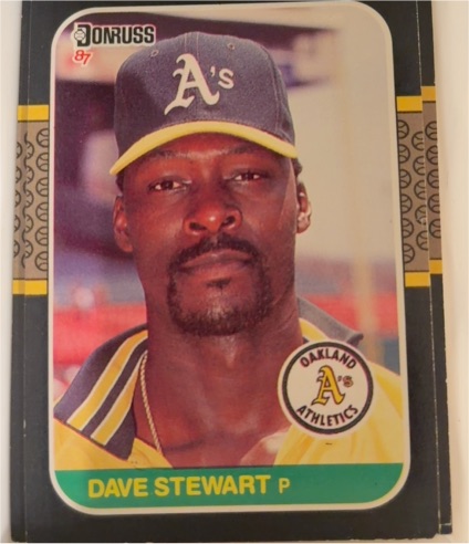 1987 Donruss #648 Dave Stewart — front