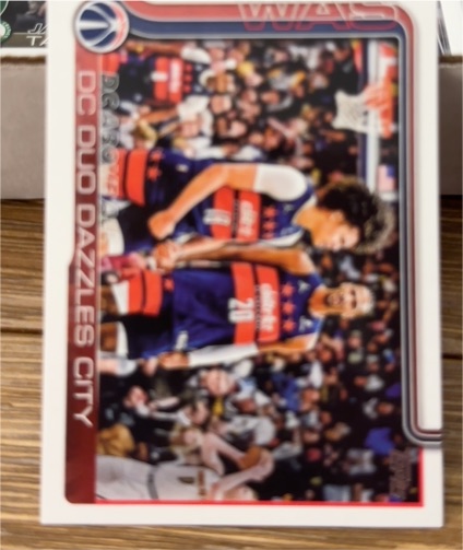 2025-26 Topps #285 DC Above All: DC Duo Dazzles City — front