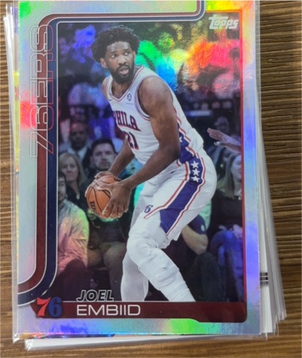 2025-26 Topps #22 Joel Embiid — front