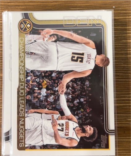 2025-26 Topps #286 5280!: Championship Duo Leads Nuggets — front