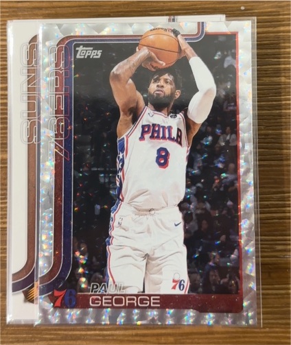 2025-26 Topps #23 Paul George — front
