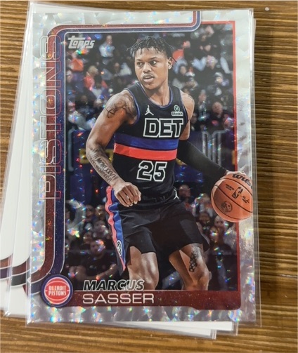 2025-26 Topps #46 Marcus Sasser — front